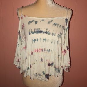 American Eagle open shoulder t-shirt